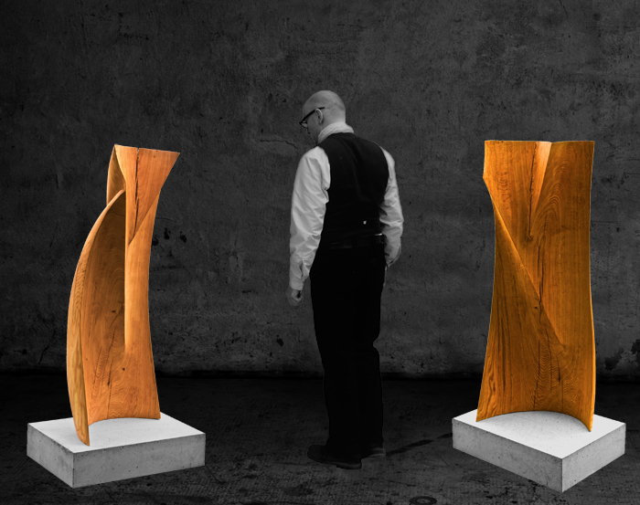 German Sculptor for modern wood art