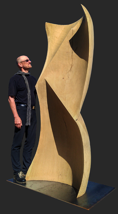 Abstract sculpture modern art