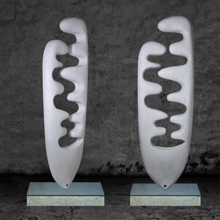 Modern sculpture wood